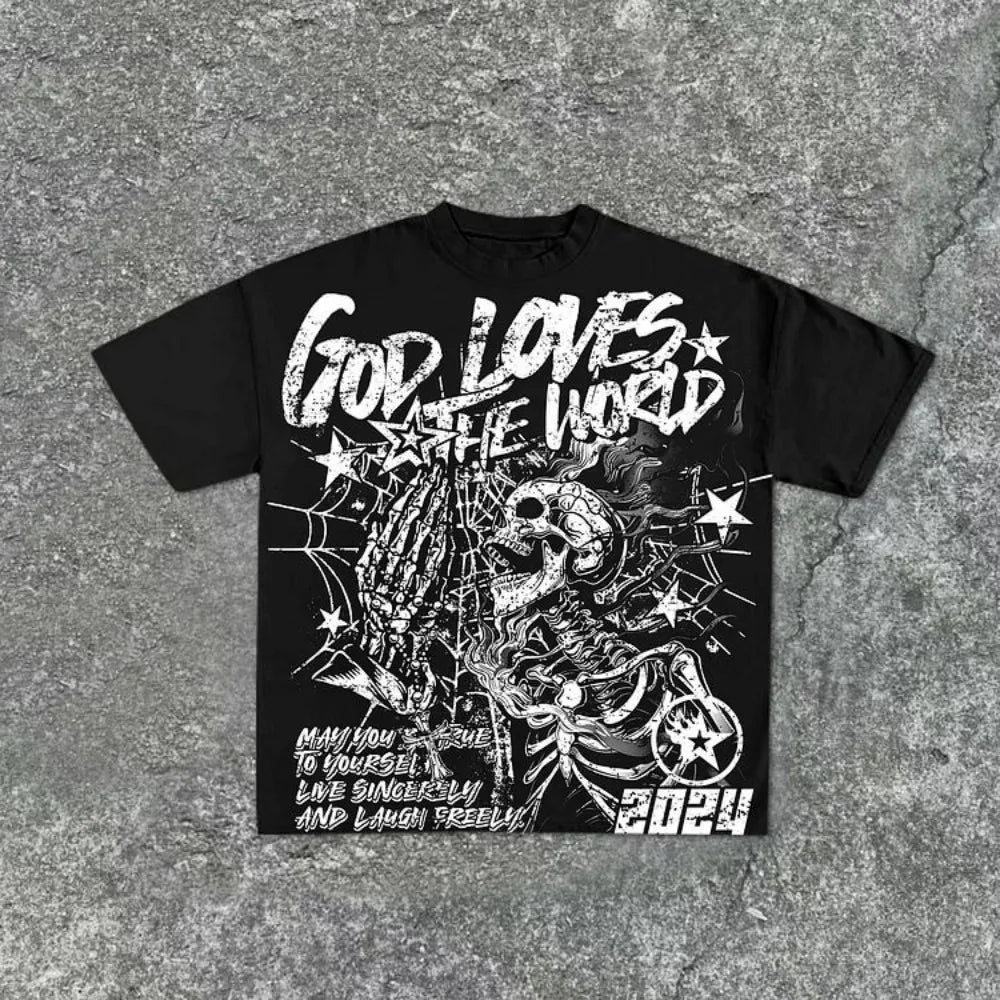 Bold Skull Graffiti Tee